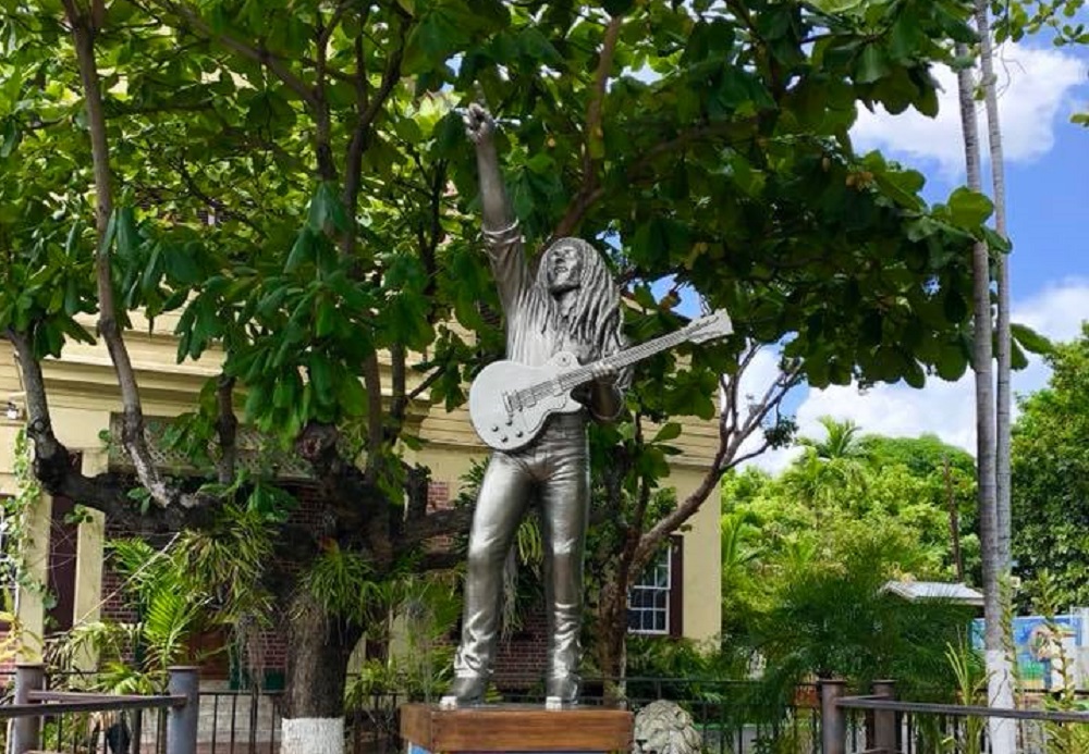 Statue of Bob Marley